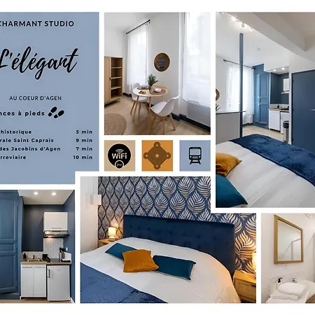 L'elegant, Hyper Centre Gare 800m Apartment Agen